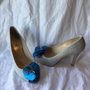 Butter Open Toe Pumps